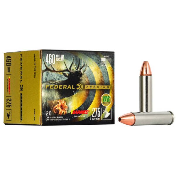 FEDERAL 460 S&W 275GR BARNES PREMIUM