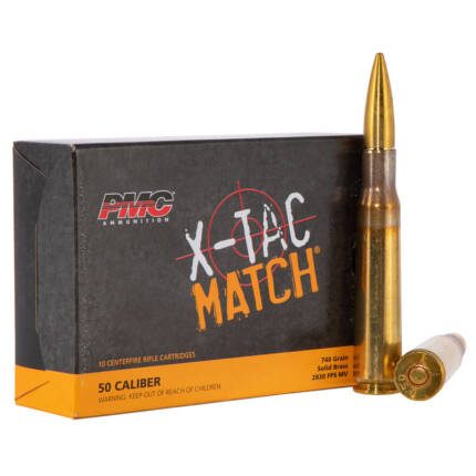 PMC 50CAL 740GR SOLID BRASS X-TAC MATCH