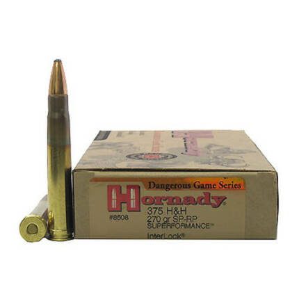 HORNADY 375 H&H 270GR SP-RP SUPERFORMANCE DGS 8508