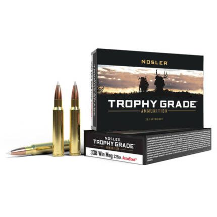 NOSLER 338 LAPUA MAG 225GR ACCUBOND 60085