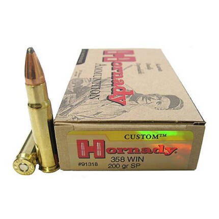 HORNADY 358 WIN 200GR SP CUSTOM 91318