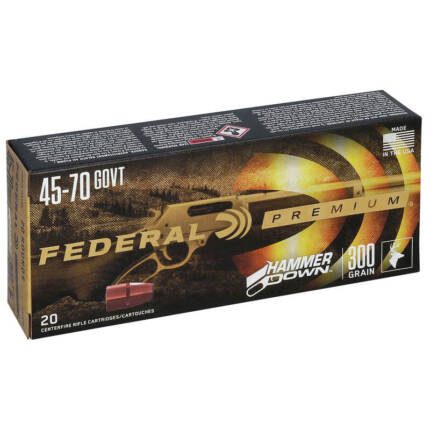 FEDERAL 45-70 GOVT 300GR HAMMER DOWN PREMIUM