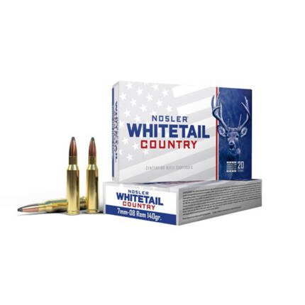 NOSLER 7MM-08 REM 140GR SB SP WHITETAIL COUNTRY 40115