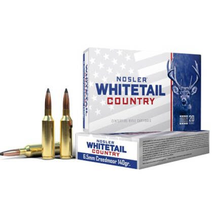 NOSLER 6.5MM CM 140GR SB SP WHITETEAIL COUNTRY 40105