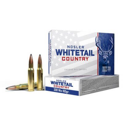 NOSLER 308 WIN 165GR SB SP WHITETAIL COUNTRY 40120