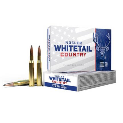 NOSLER 270 WIN 130GR SB SP WHITETAIL COUNTRY 40110