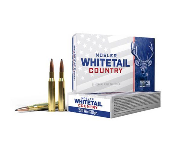 NOSLER 270 WIN 130GR SB SP WHITETAIL COUNTRY 40110