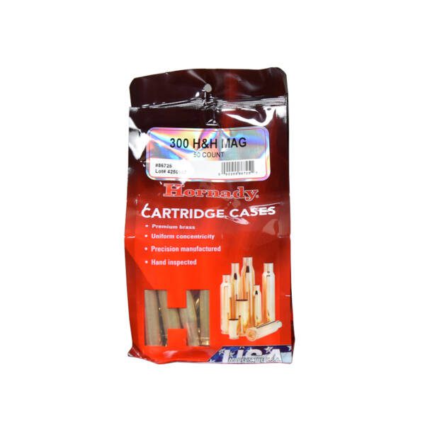 HORNADY 300 H&H MAG BRASS 50CT 86725