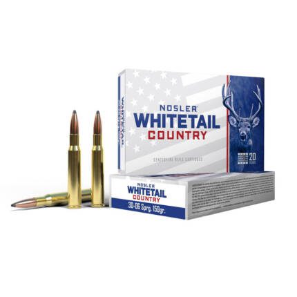 NOSLER 30-06 SPRG 150GR SB SP WHITETEAIL COUNTRY 40132