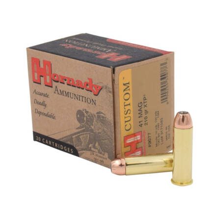 HORNADY 41 REM MAG 210GR XTP CUSTOM 9077