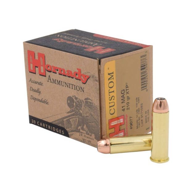 HORNADY 41 REM MAG 210GR XTP CUSTOM 9077