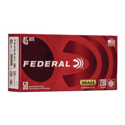 FEDERAL 45 AUTO 230GR FMJ RN 50CT