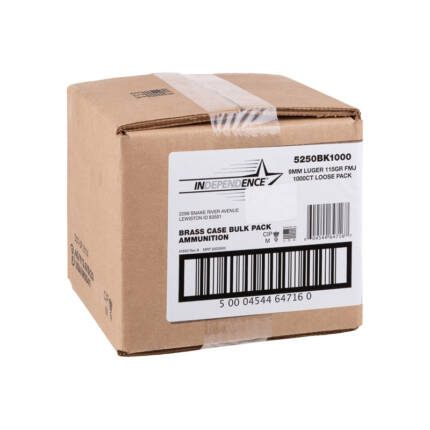 INDEPENDANCE 9MM LUGER 115GR FMJ 1000CT