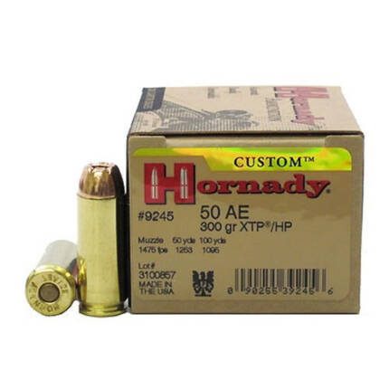 HORNADY 50 AE 300GR XTP 9245