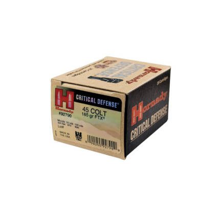 HORNADY 45 COLT 185GR FTX CRITICAL DEFENSE
