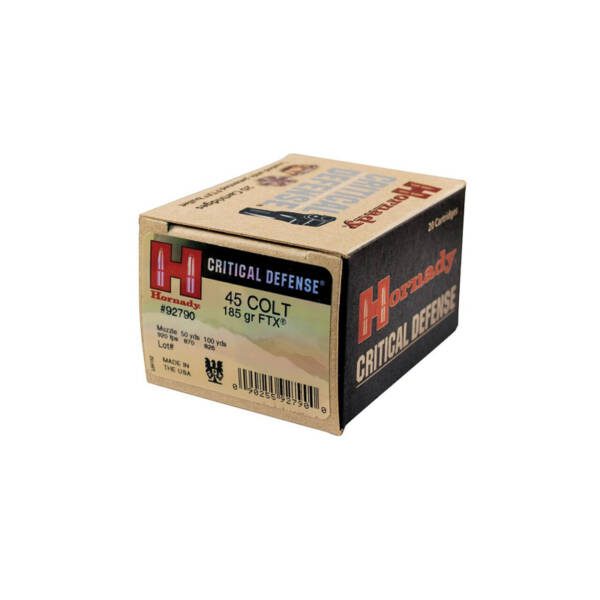 HORNADY 45 COLT 185GR FTX CRITICAL DEFENSE