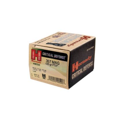 HORNADY 357 MAG 125GR FTX CRITICAL DEFENSE 25CT 90500
