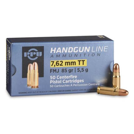 PPU 7.62MM TT 85GR FMJ 50CT