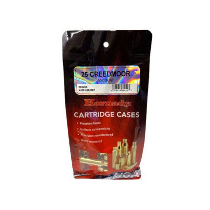 HORNADY 25 CREEDMOOR BRASS 50CT 86255