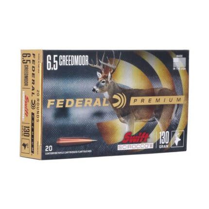 FEDERAL 6.5MM CM 130GR SWIFT SCIROCCO PREMIUM