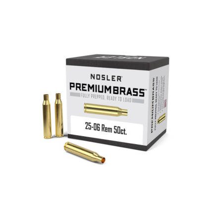 NOSLER 25-06 REM BRASS 50CT 10132