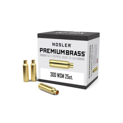 NOSLER 300 WSM BRASS 25CT 11863