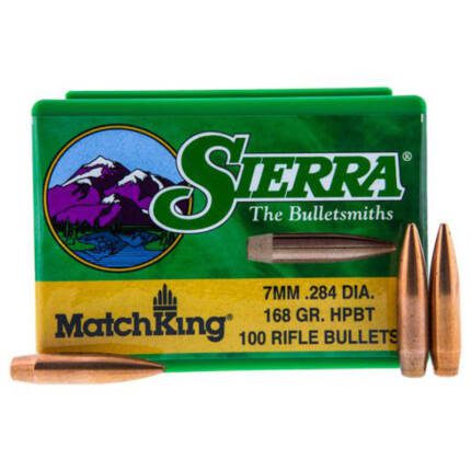 SIERRA 7MM 168GR HPBT MATCHKING 100CT 1930