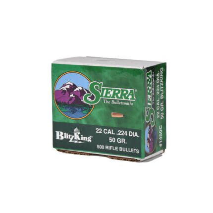 SIERRA 22CAL 50GR BLITZKING 500CT 1450C