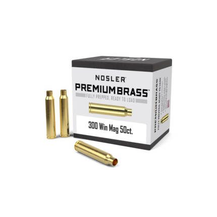NOSLER 300 WIN MAG BRASS 50CT 10227