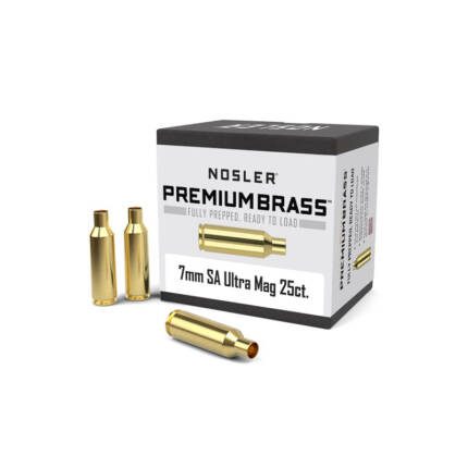 NOSLER 7MM RSAUM BRASS 25CT 10184