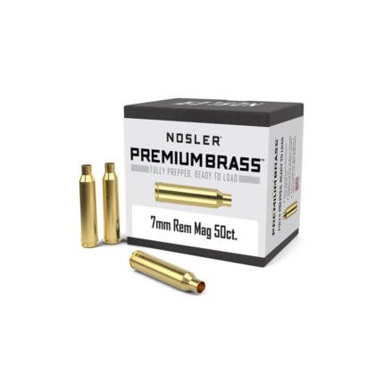 NOSLER 7MM REM MAG BRASS 50CT 10185