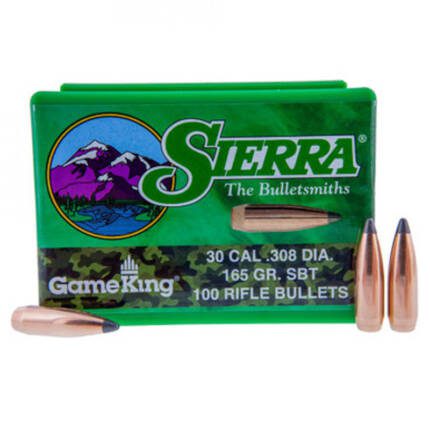 SIERRA 30CAL 165GR SBT GAMEKING 100CT 2145