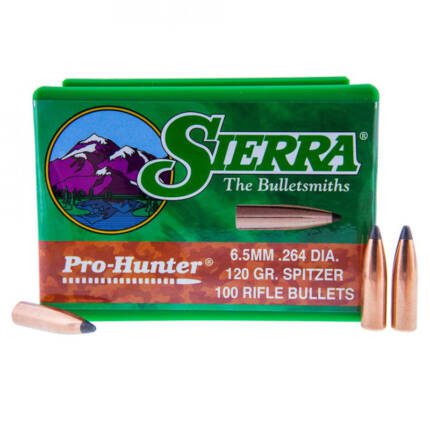SIERRA 6.5MM 120GR SPITZER PRO-HUNTER 100CT 1720