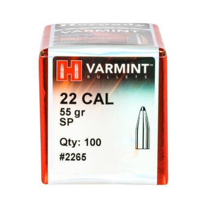 HORNADY 22CAL 55GR SP VARMINT 100CT 2265