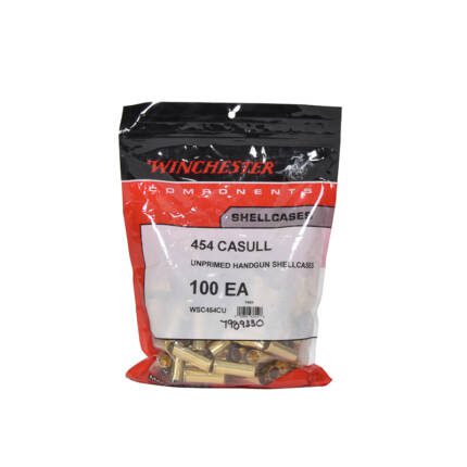 WINCHESTER 454 CASULL BRASS 100CT