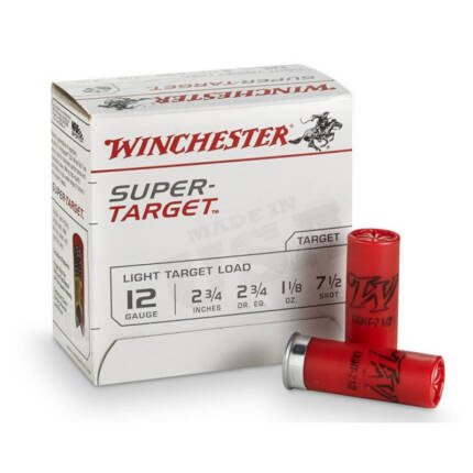 WINCHESTER 12GA 2-3/4IN 7.5 1-1/8OZ SUPER TARGET