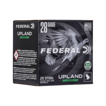 FEDERAL 28GA 2-3/4IN #6 1350FPS 5/8OZ UPLAND STEEL