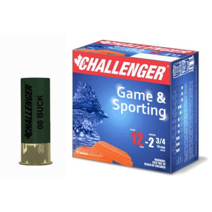 CHALLENGER 12GA 2-3/4IN 00BUCK TACTICAL BUCKSHOT MAGNUM