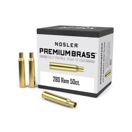 NOSLER 280 REM BRASS 50CT 10160
