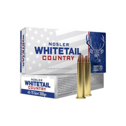 NOSLER 45-70 GOVT 300GR WHITETAIL COUNTRY 40145