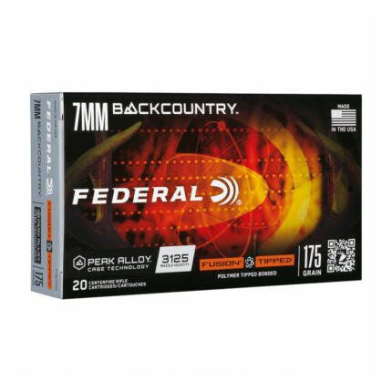 FEDERAL 7MM BACKCOUNTRY 175GR FUSION