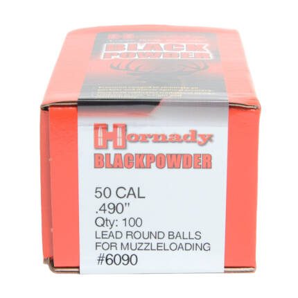 HORNADY 50CAL 0GR LEAD BALLS 100CT 6090