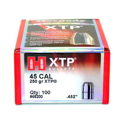 HORNADY 45CAL 250GR XTP 100CT 45200