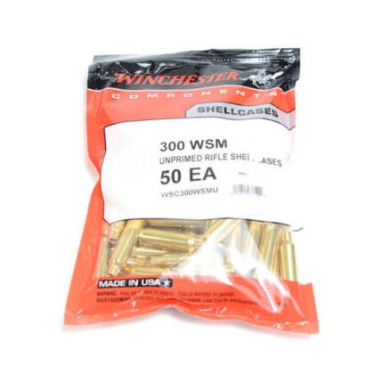 WINCHESTER 300 WSM BRASS 50CT