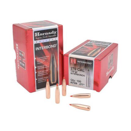 HORNADY 270CAL 130GR INTERBOND 100CT 27309
