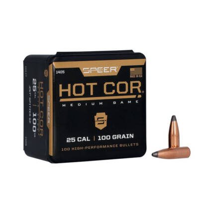 SPEER 25CAL 100GR SPITZER SP HOT COR 100CT 1405