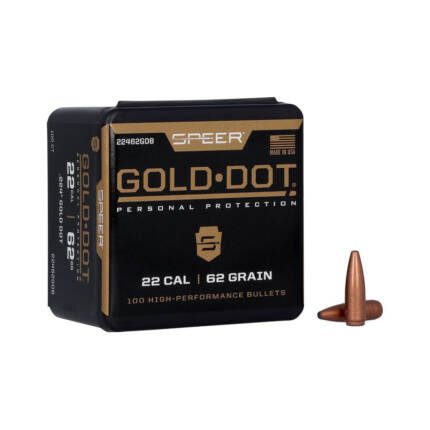 SPEER 22CAL 62GR GOLD DOT SP 100CT 22462GDB