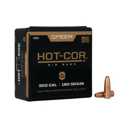 SPEER 303CAL 180GR SPRN HOT COR 100CT 2223
