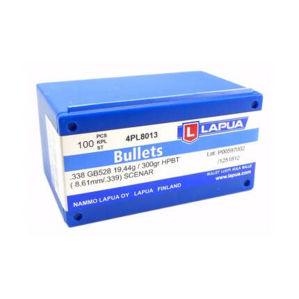 LAPUA 338CAL 300GR OTM SCENAR 100CT 4PL8013