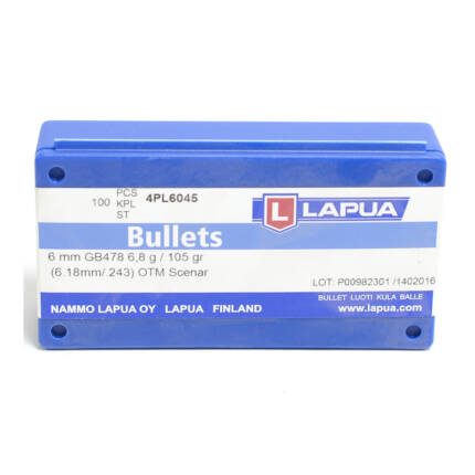 LAPUA 6MM 105GR OTM SCENAR 100CT 4PL6045